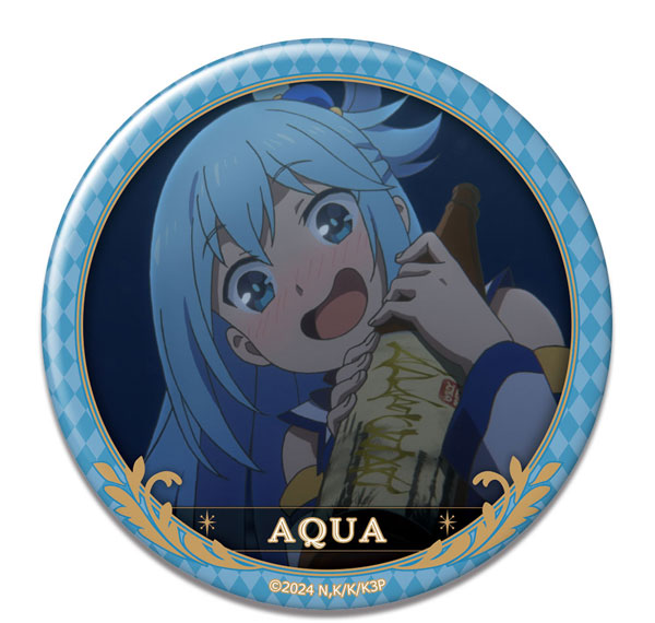 License Agent KonoSuba 3 Tin Badge Design 02 (Aqua /A) รูปภาพ 1