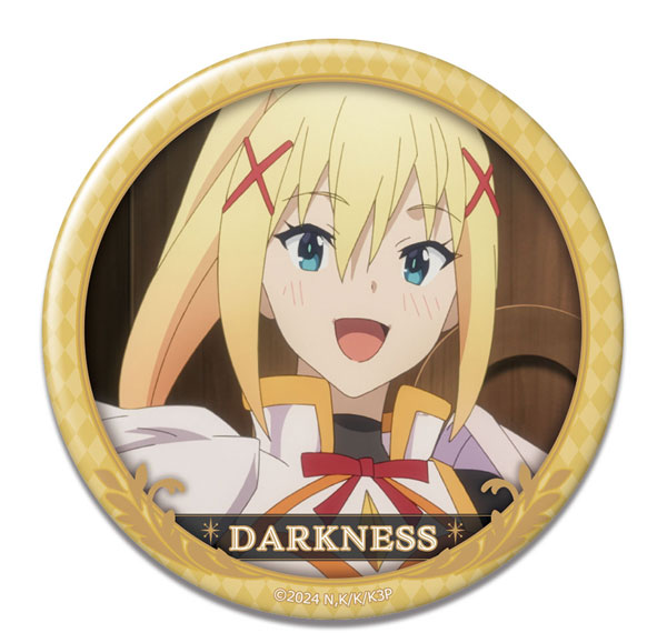 License Agent KonoSuba 3 Tin Badge Design 11 (Darkness /C) รูปภาพ 1