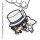 COSPA Detective Conan Phantom Thief Kid Acrylic Pinched Jewel Ver. Bild 2