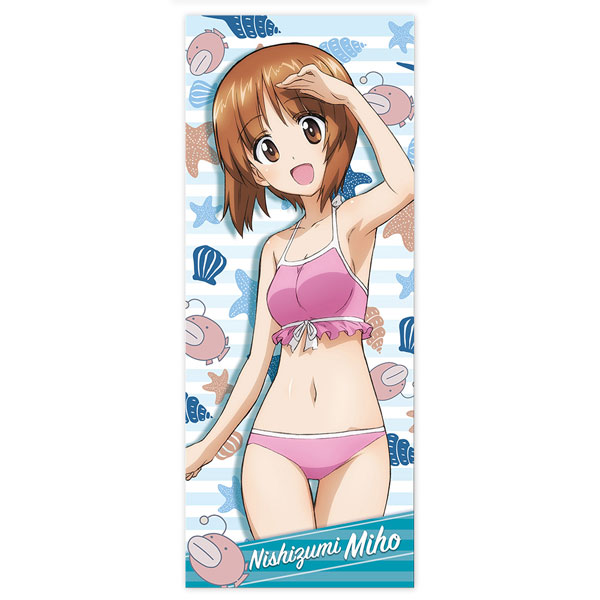 COSPA Girls und Panzer das Finale Miho Nishizumi Hybrid Face Towel Swimsuit Ver.