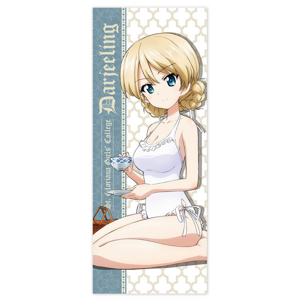 COSPA Girls und Panzer das Finale Darjeeling Hybrid Face Towel White Swimsuit Ver.