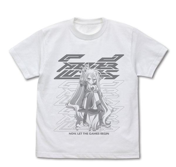 COSPA No Game No Life "Shiro" T-shirt The Half of " " Ver. / WHITE-S รูปภาพ 1