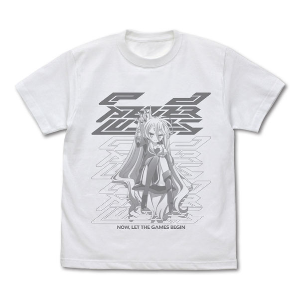 COSPA No Game No Life "Shiro" T-shirt The Half of " " Ver. / WHITE-M