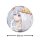 COSPA Date A Live V Codename [Angel] Origami Tobiichi 65mm Tin Badge 图片 2