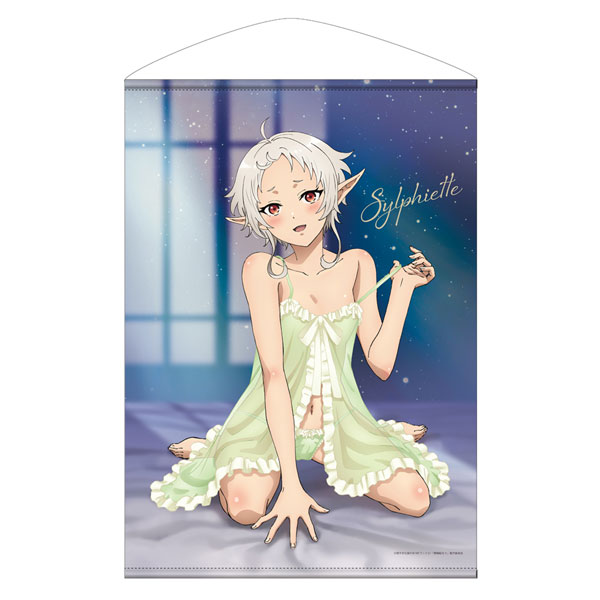 COSPA Mushoku Tensei: Jobless Reincarnation II -Isekai Ittara Honki Dasu- New Illustration Sylphiette B2 Wall Scroll Babydoll Ver. Bild 1