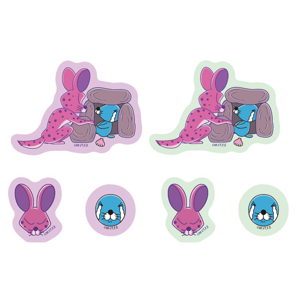 COSPA Bonobono Shimacchau Ojisan Mini Sticker Set รูปภาพ 1
