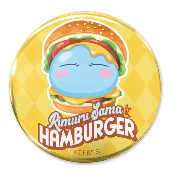 COSPA That Time I Got Reincarnated as a Slime Rimuru-sama Hamburger 65mm Tin Badge รูปภาพ 1
