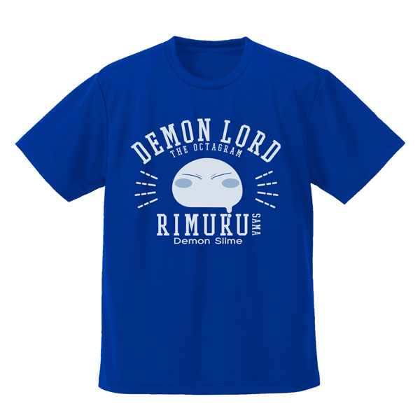 COSPA That Time I Got Reincarnated as a Slime Rimuru-sama College Dry T-shirt /BLUE-XL gambar 1