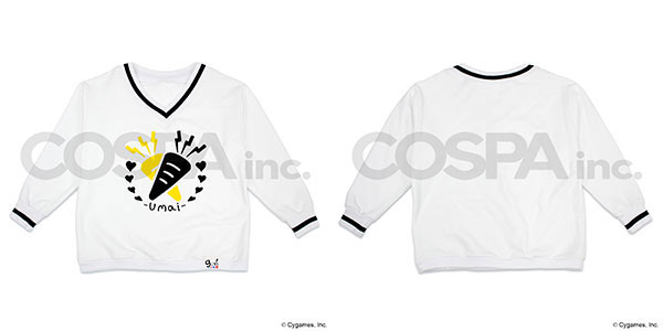 COSPA Umamusume Pretty Derby Tamamo Cross "Umai" Sweatshirt /XL gambar 1
