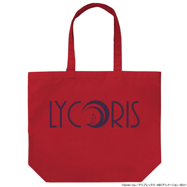 COSPA Lycoris Recoil Lycoris Large Tote Bag /1st Color (RED)