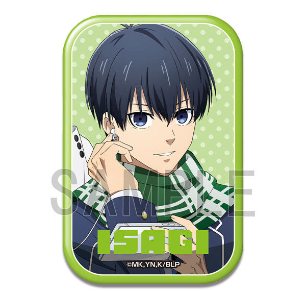 License Agent TV Anime "Bluelock" Rectangle Tin Badge Design 03 (Yoichi Isagi /A) รูปภาพ 1