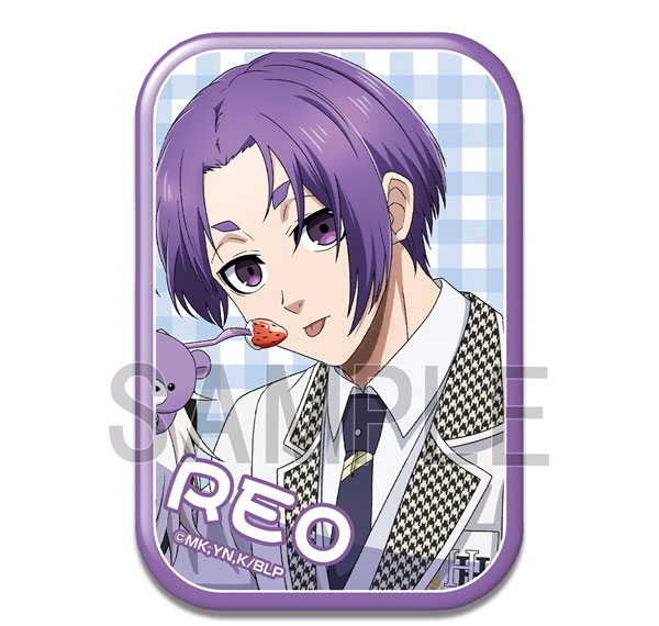 License Agent TV Anime "Bluelock" Rectangle Tin Badge Design 08 (Reo Mikage /A) Bild 1