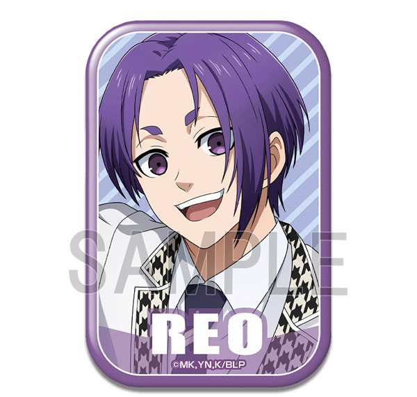 License Agent TV Anime "Bluelock" Rectangle Tin Badge Design 12 (Reo Mikage /C) รูปภาพ 1
