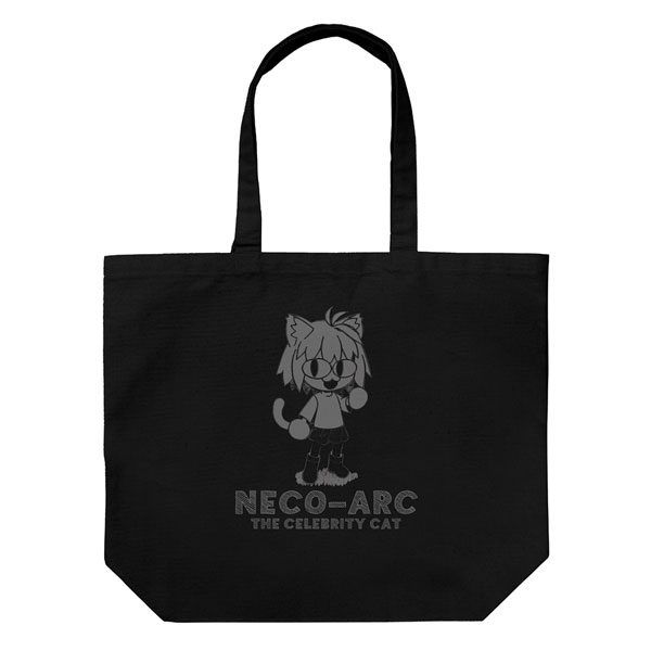 COSPA Tsukihime -A piece of blue glass moon- The Celebrity Cat Neko Arc Large Tote Bag /BLACK imagen 1