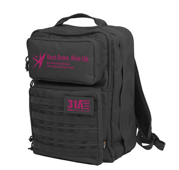 COSPA Heaven Burns Red Squad 31A Logo Functional Backpack /BLACK รูปภาพ 1