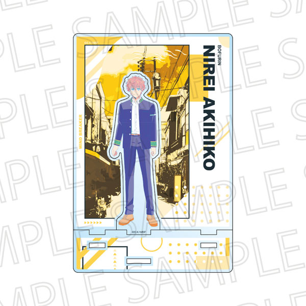 SR-GYM WIND BREAKER Cut-out Acrylic Stand (Pop Color) Akihiko Nirei 图片 1
