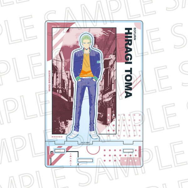 SR-GYM WIND BREAKER Cut-out Acrylic Stand (Pop Color) Touma Hiiragi 图片 1