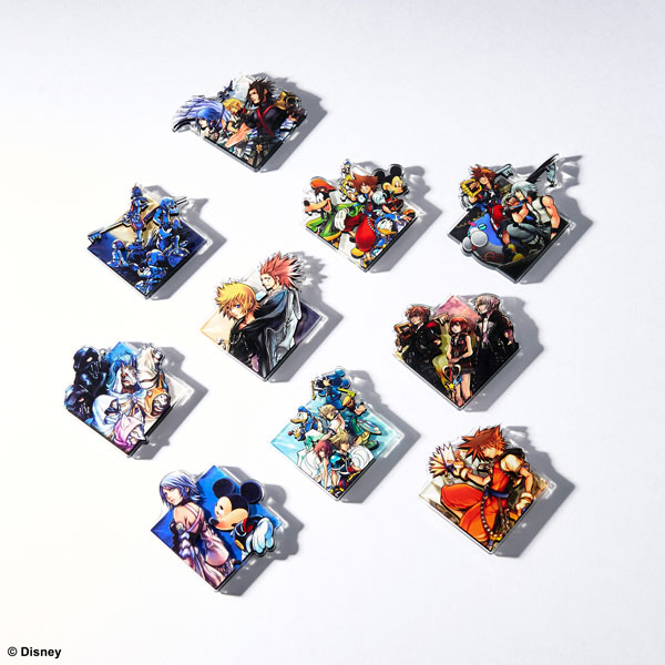 Square Enix Kingdom Hearts Acrylic Magnet Gallery Vol.4 10Pack BOX imagen 1