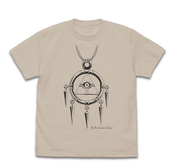 COSPA Yu-Gi-Oh! Duel Monsters Millennium Ring T-shirt /LIGHT BEIGE-S Bild 1