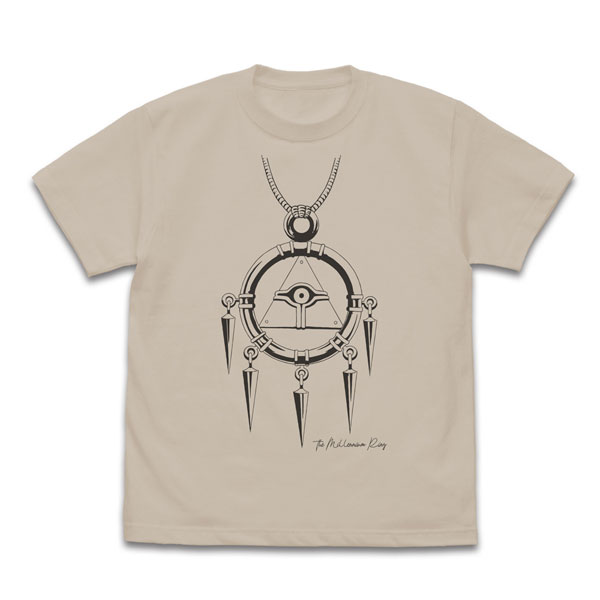 COSPA Yu-Gi-Oh! Duel Monsters Millennium Ring T-shirt /LIGHT BEIGE-XL 圖片 1