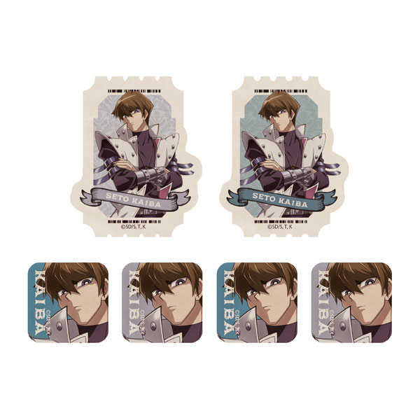 COSPA Yu-Gi-Oh! Duel Monsters New Illustration Seto Kaiba Mini Sticker Set Off Mode Duelist Ver. รูปภาพ 1
