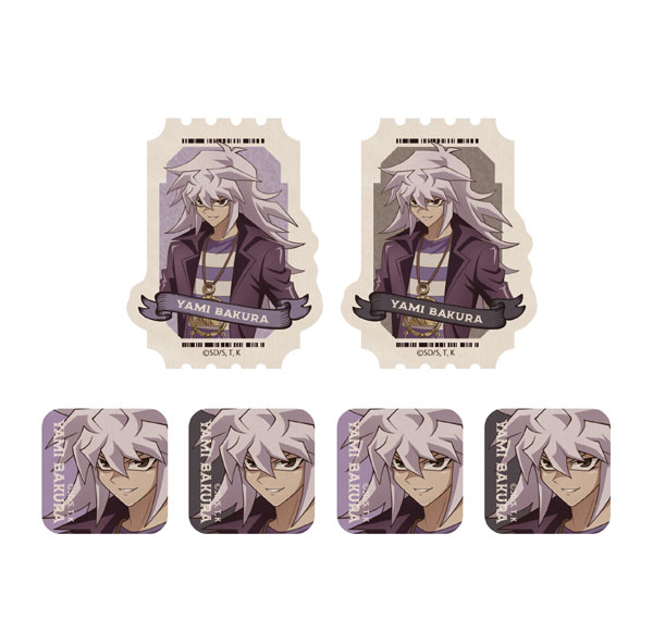 COSPA Yu-Gi-Oh! Duel Monsters New Illustration Yami Bakura Mini Sticker Set Off Mode Duelist Ver.