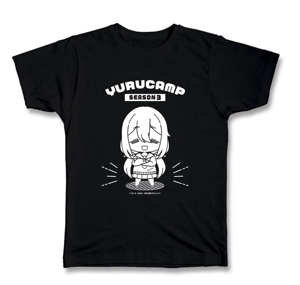 License Agent Yuru Camp SEASON3 T-shirt L Size Design 01 (Nadeshiko Kagamihara) [YuruPuni] รูปภาพ 1