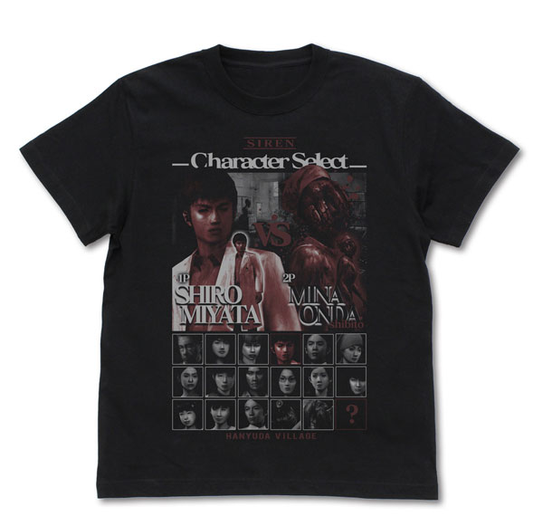 COSPA SIREN character select T-shirt /BLACK-S รูปภาพ 1