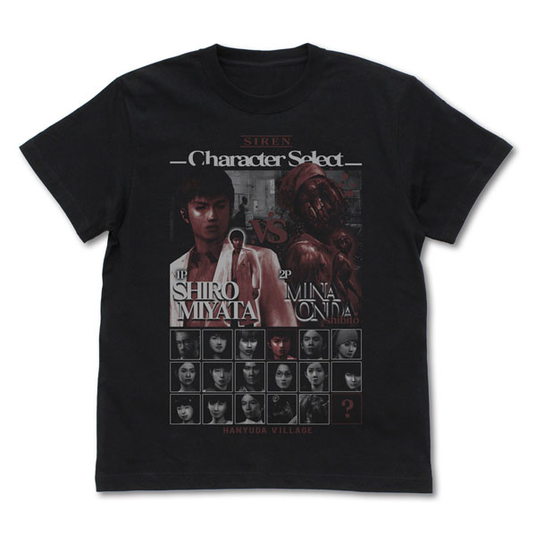 COSPA SIREN character select T-shirt /BLACK-XL hình ảnh 1