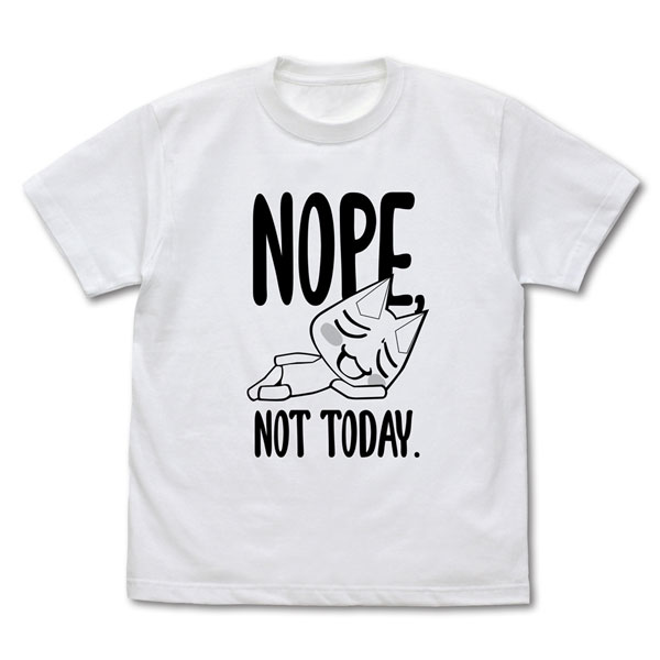 COSPA Dokodemo Issho Toro's "Nope Not Today" T-shirt /WHITE-XL 画像 1