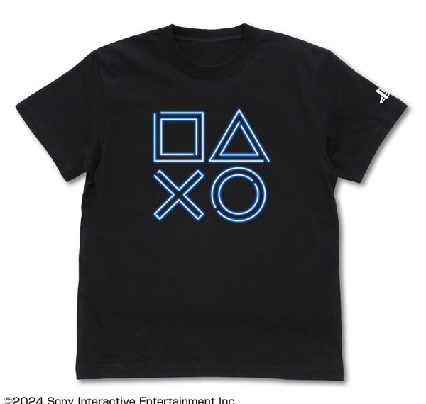 COSPA PlayStation T-shirt for PlayStation Shapes Neon Ver./BLACK-M รูปภาพ 1