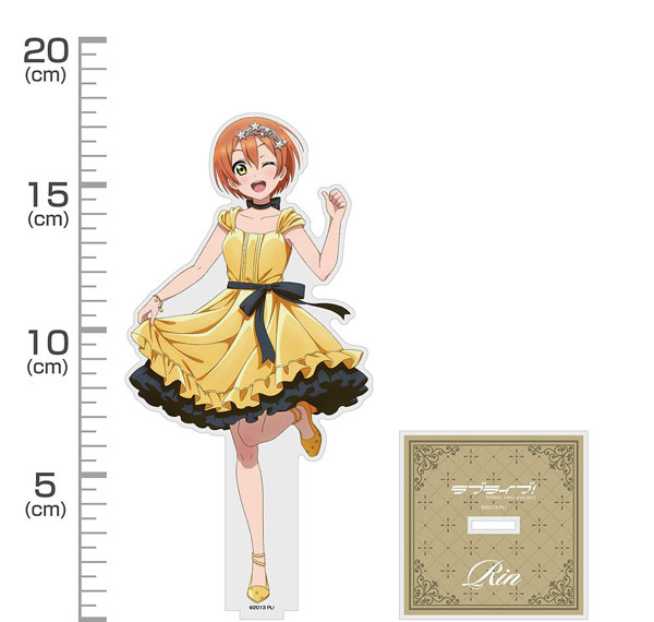 COSPA Love Live! New Illustration Rin Hoshizora Acrylic Stand (Large) Party Dress 2024 Ver. รูปภาพ 1