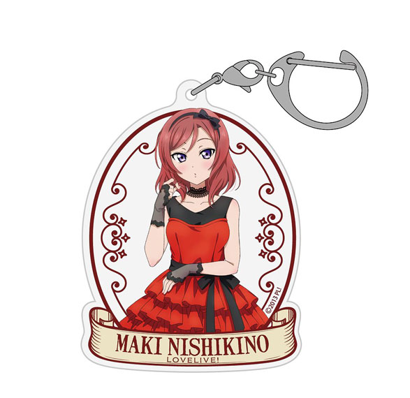 COSPA Love Live! New Illustration Maki Nishikino Acrylic Multi Keychain Party Dress 2024 Ver. Bild 1
