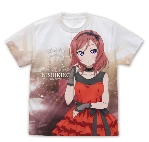 COSPA Love Live! New Illustration Maki Nishikino Full Graphic T-shirt Party Dress 2024 Ver./S รูปภาพ 1