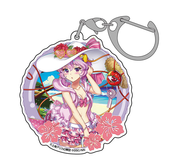 COSPA Touhou LostWord Satori Komeiji Acrylic Multipurpose Keychain The Girl Even the Beachgoers Fear Ver. รูปภาพ 1