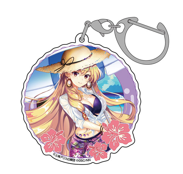COSPA Touhou LostWord Yukari Yakumo Acrylic Multipurpose Keychain Boundary of Sand and Sea Ver. รูปภาพ 1