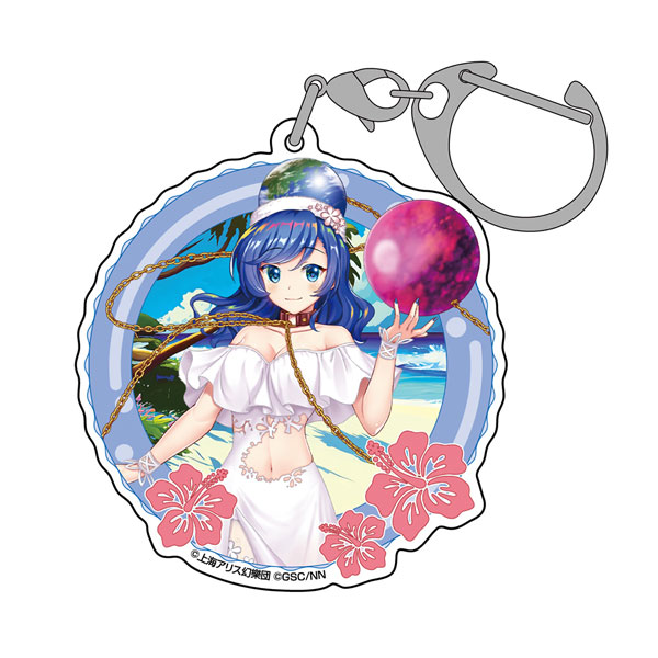 COSPA Touhou LostWord Hecatia Lapislazuli Acrylic Multipurpose Keychain Tropical Goddess Ver. imagen 1