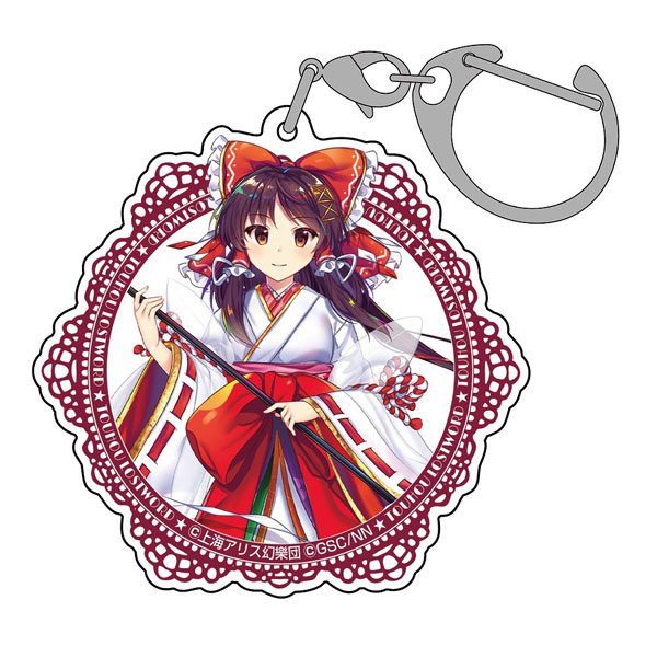 COSPA Touhou LostWord Reimu Hakurei Acrylic Multipurpose Keychain