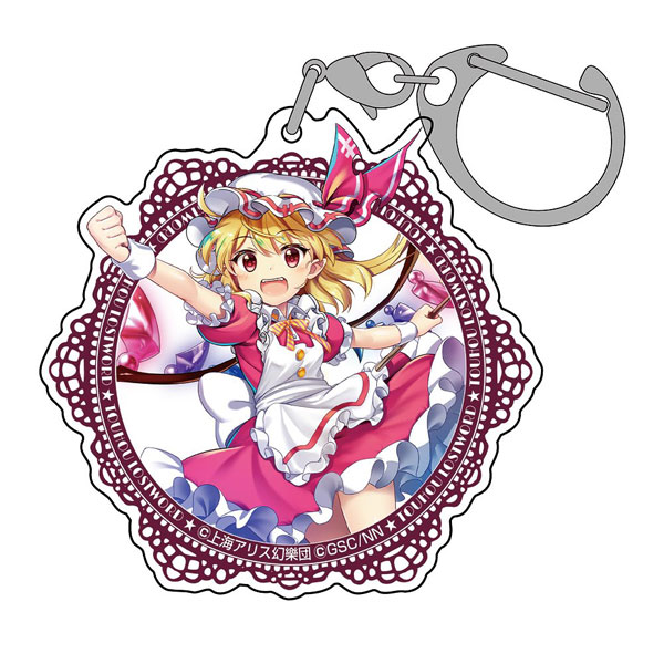COSPA Touhou LostWord Flandre Scarlet Acrylic Multipurpose Keychain imagen 1