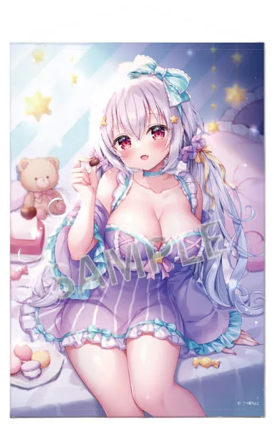 Brendream Mitsuba Choko B1 Wall Scroll -Sweet Night- Kyuuketsuki-chan gambar 1