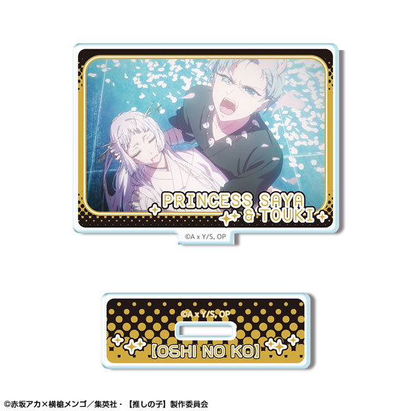 License Agent TV Anime [Oshi no Ko] Mini Acrylic Stand Ver.3 Design 10 (Aqua / Touki ver. & Akane Kurokawa / Sayahime ver.)