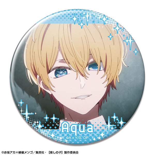 License Agent TV Anime [Oshi no Ko] Tin Badge Ver.3 Design 02 (Aqua) Bild 1
