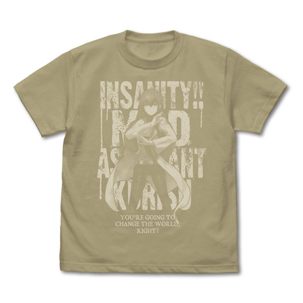 COSPA Steins;Gate Hououin Kurisu T-shirt /SAND KHAKI-L