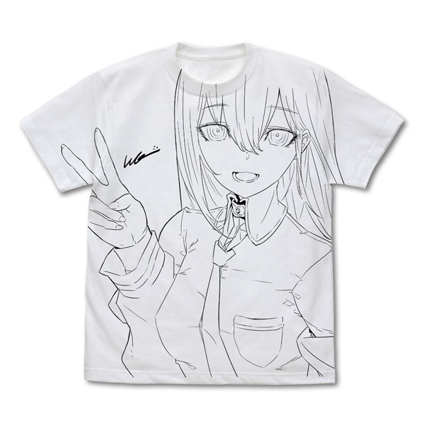 COSPA Steins;Gate New Illustration Kurisu Makise All Print T-shirt huke Ver. /WHITE-M รูปภาพ 1