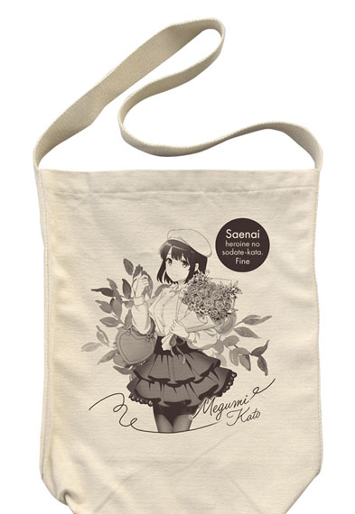 COSPA Saekano: How to Raise a Boring Girlfriend (Saenai Heroine no Sodatekata) Fine New Illustration Megumi Kato Shoulder Tote Bag Birthday Date Ver. /NATURAL imagen 1