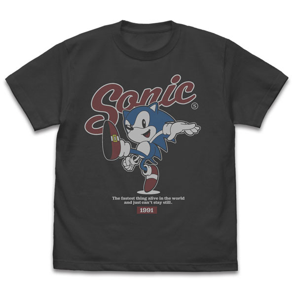 COSPA Sonic the Hedgehog Classic Sonic Vintage T-shirt /SUMI-S รูปภาพ 1