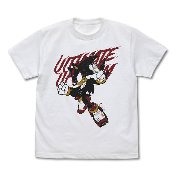 COSPA Sonic the Hedgehog Ultimate Lifeform Shadow T-shirt /WHITE-XL