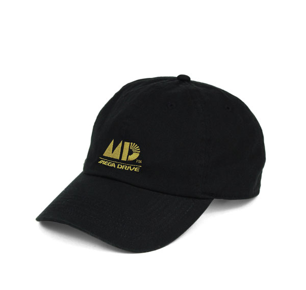 COSPA Megadrive Logo Embroidery Low Cap /BLACK Bild 1