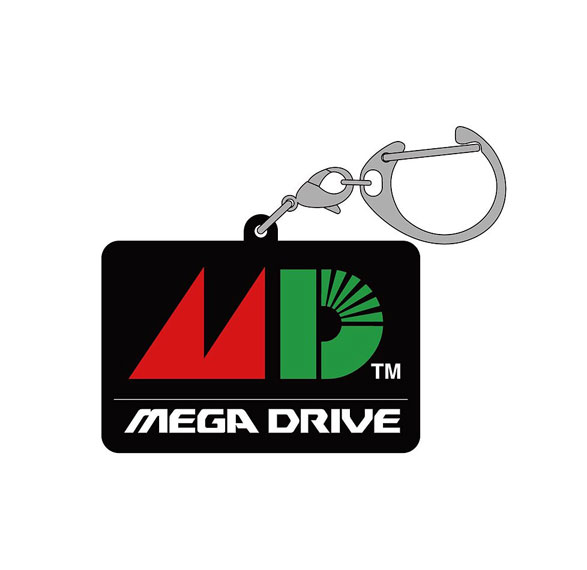 COSPA Megadrive Logo Rubber Keychain รูปภาพ 1