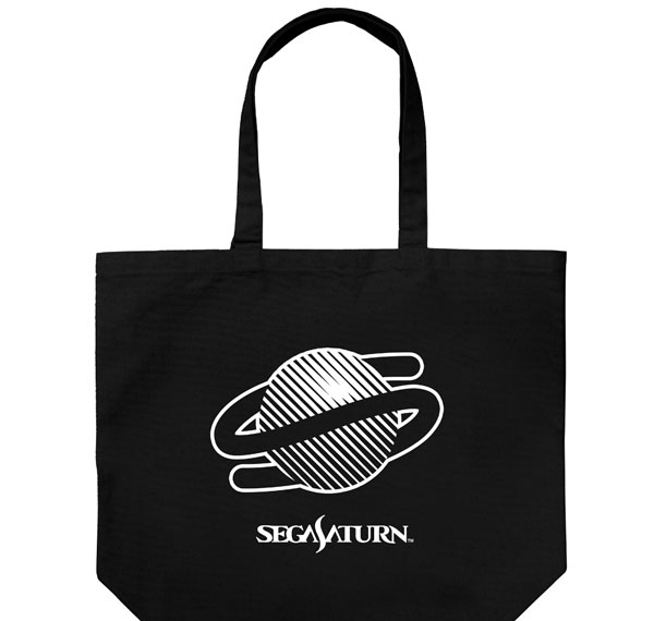 COSPA Sega Saturn Logo Large Tote Bag /BLACK Bild 1